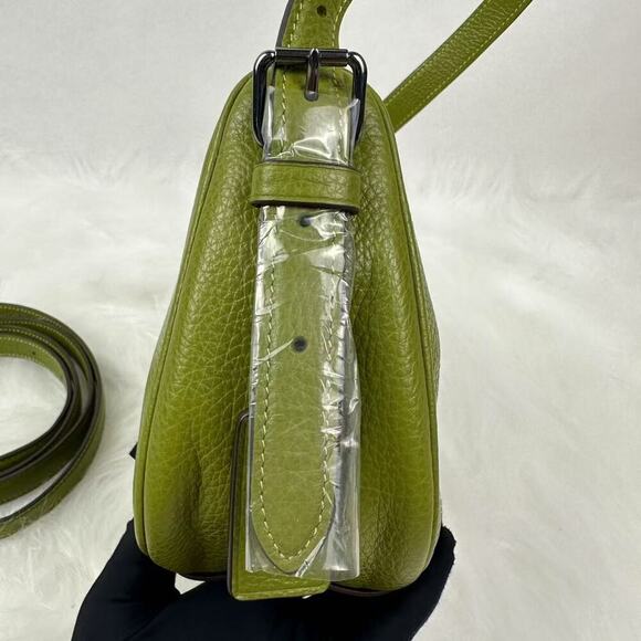 Coach Kailey Shoulder/Crossbody Bag In Leather/Bright Olive CY707 NWT - Picture 3 of 11